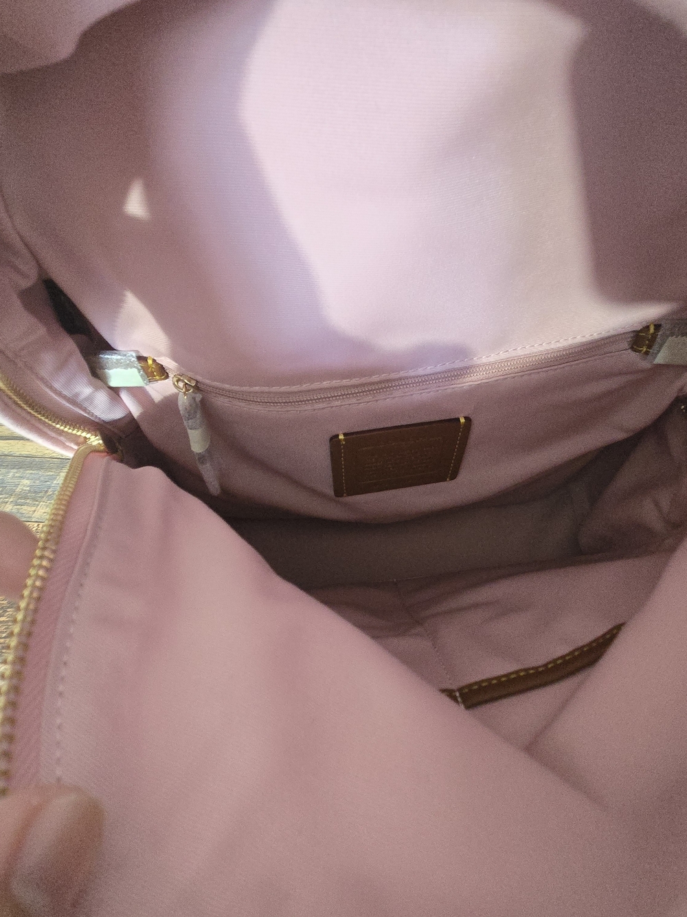 Coach Taylor Backpack In Signature Denim - Picture 7 of 9